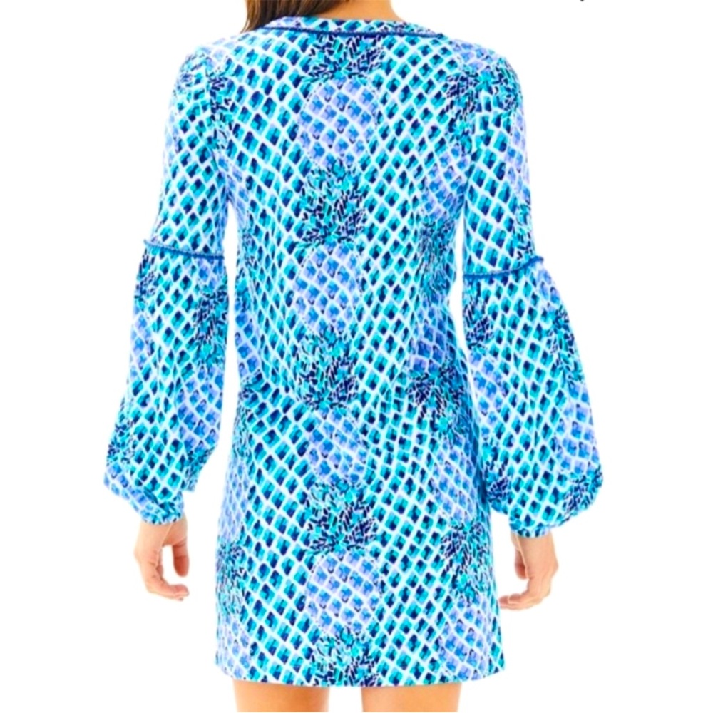 Lilly Pulitzer Joy Dress Resort White Toe In Engineered  Dress - Picture 3 of 9